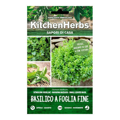 BASILICO FOGLIA FINE KITCHEN HERBS DOTTO SEMENTI